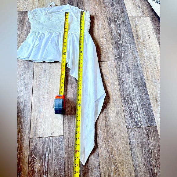 Venus White high low strap shoulder top cute & sexy excellent condition size 12 - Picture 8 of 9